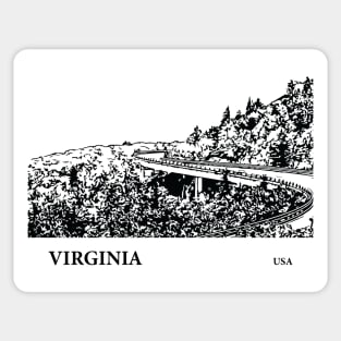 Virginia USA Sticker
